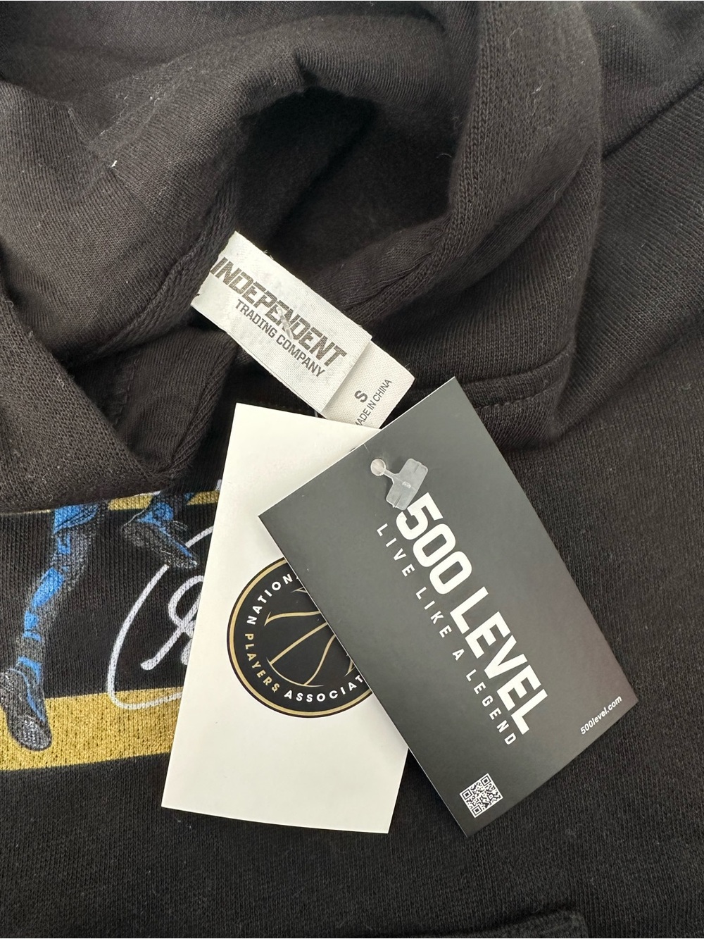 Steph Curry Youth Small Hoodie 500 LEVEL - NWT - Picture 3 of 3